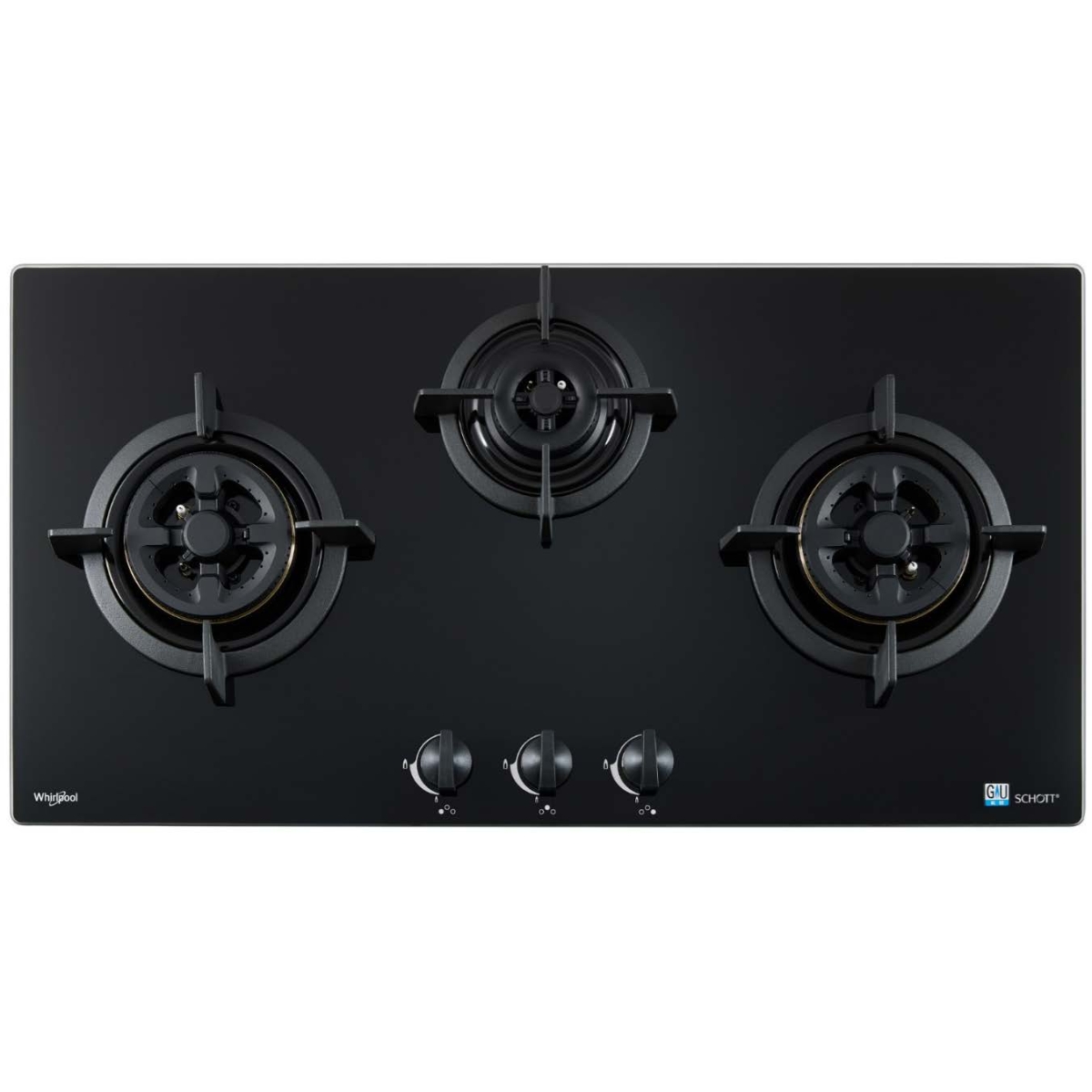 Whirlpool 惠而浦 AGA301/BT 86厘米 6000W 嵌入式三頭煤氣煮食爐 (免費基本安裝)