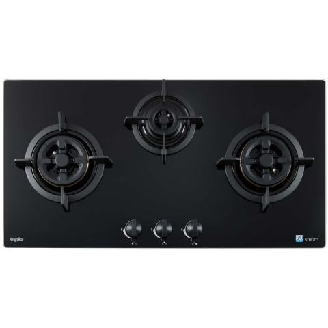 Whirlpool 惠而浦 AGA301/BT 86厘米 6000W 嵌入式三頭煤氣煮食爐 (免費基本安裝)