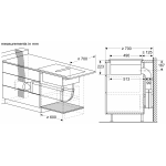Bosch PXX875D57E 80厘米 Series 8 嵌入式雙頭電磁爐 (連抽氣系統)