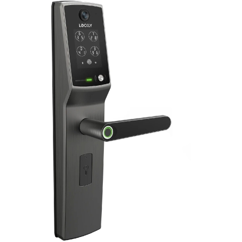 Lockly PGD898-SG Secure Vision Lux 智能電子門鎖 (太空灰色)