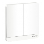 Schneider Electric 施耐德電氣 AvatarOn 4A 兩位復位開關掣 (搪瓷白) (E8332PRL1_WE_C5)