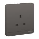 Schneider Electric 施耐德電氣 AvatarOn 13A 單位連保護門插座 (石墨灰) (E83426_DG_C5)