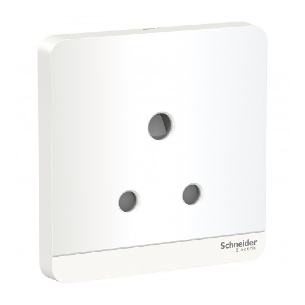 Schneider Electric 施耐德電氣 AvatarOn 15A 單位3腳圓頭插座 (搪瓷白) (E83426_15_WE_C5)
