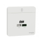 Schneider Electric 施耐德電氣 AvatarOn 45W雙位USB快速充電Type A+C (搪瓷白) (E832USB45_WE)