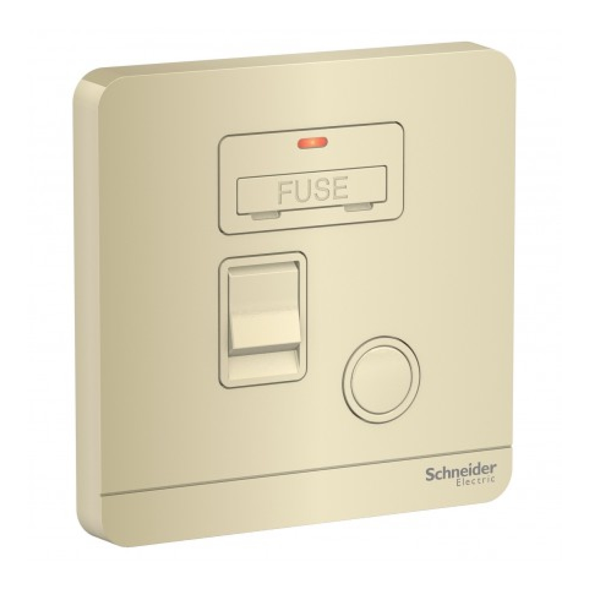 Schneider Electric 施耐德電氣 AvatarOn 13A 保險菲士蘇連雙極開關掣及LED指示燈 (沉醉金) (E8331DFSGN_WG_C5) Schneider Electric 施耐德電氣 AvatarOn 13A 保險菲士蘇連雙極開關掣及LED指示燈 (沉醉金) (E8331DFSGN_WG_C5)