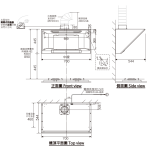 Fujioh 富士皇 FR-SC2070P 70厘米 傾斜式抽油煙機 (排氣型) (絨黑色)
