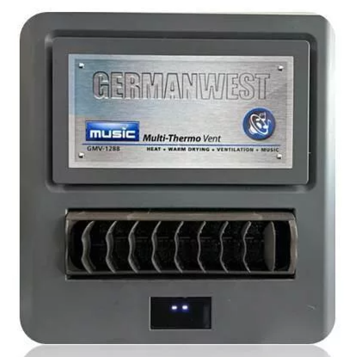 German West 西德寶 GMV-1288-GY 變頻式 音樂空氣淨化暖風寶 (灰色)