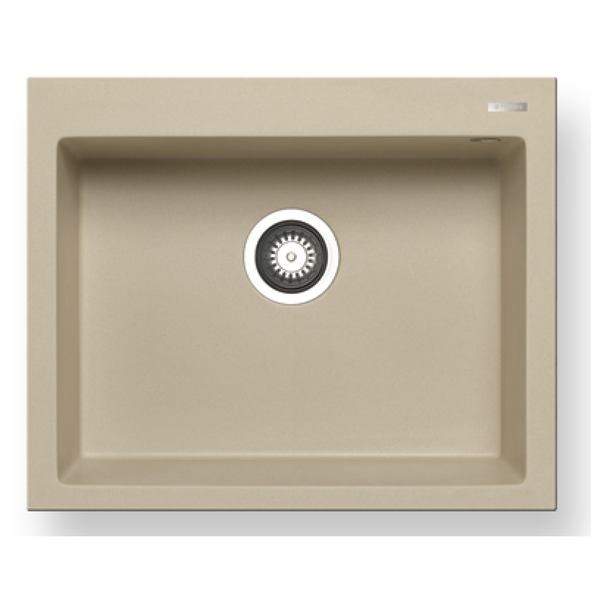 Pyramis 百利美 070045211 Istros 花崗岩廚房昇盤 (61x50) 1B (摩卡色)