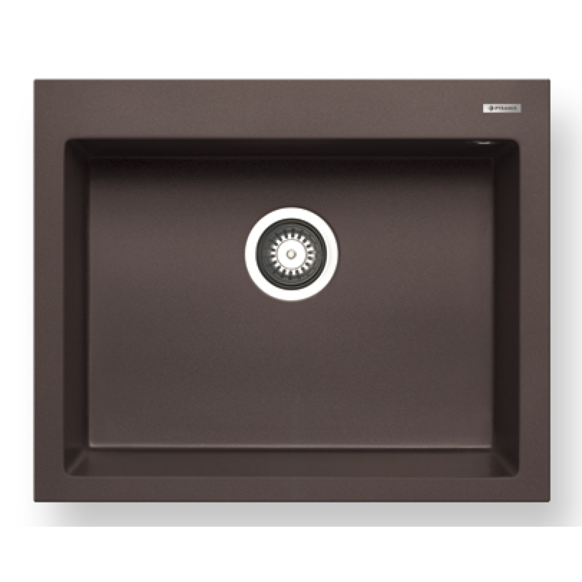 Pyramis 百利美 070045311 Istros 花崗岩廚房昇盤 (61x50) 1B (朱古力色)