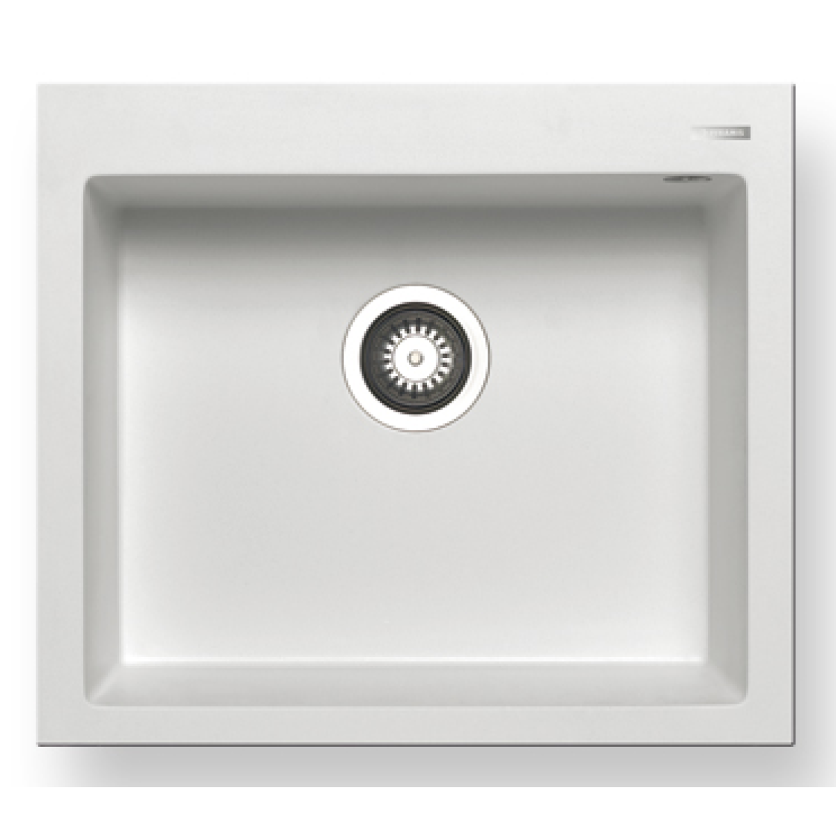 Pyramis 百利美 070044311 Istros 花崗岩廚房昇盤 (57x50) 1B (雪白色)