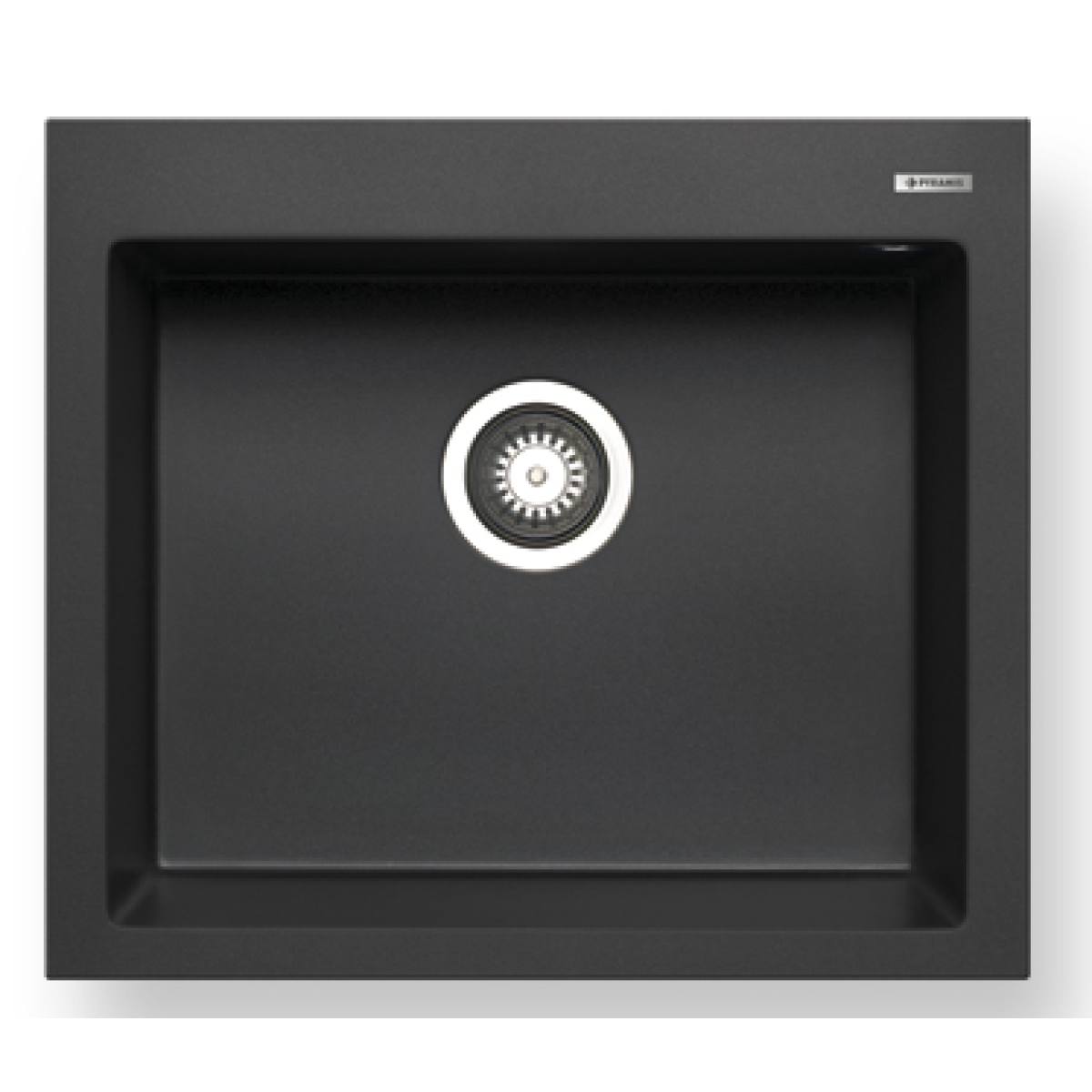 Pyramis 百利美 070044411 Istros 花崗岩廚房昇盤 (57x50) 1B (炭黑色)