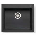 Pyramis 百利美 070044411 Istros 花崗岩廚房昇盤 (57x50) 1B (炭黑色)