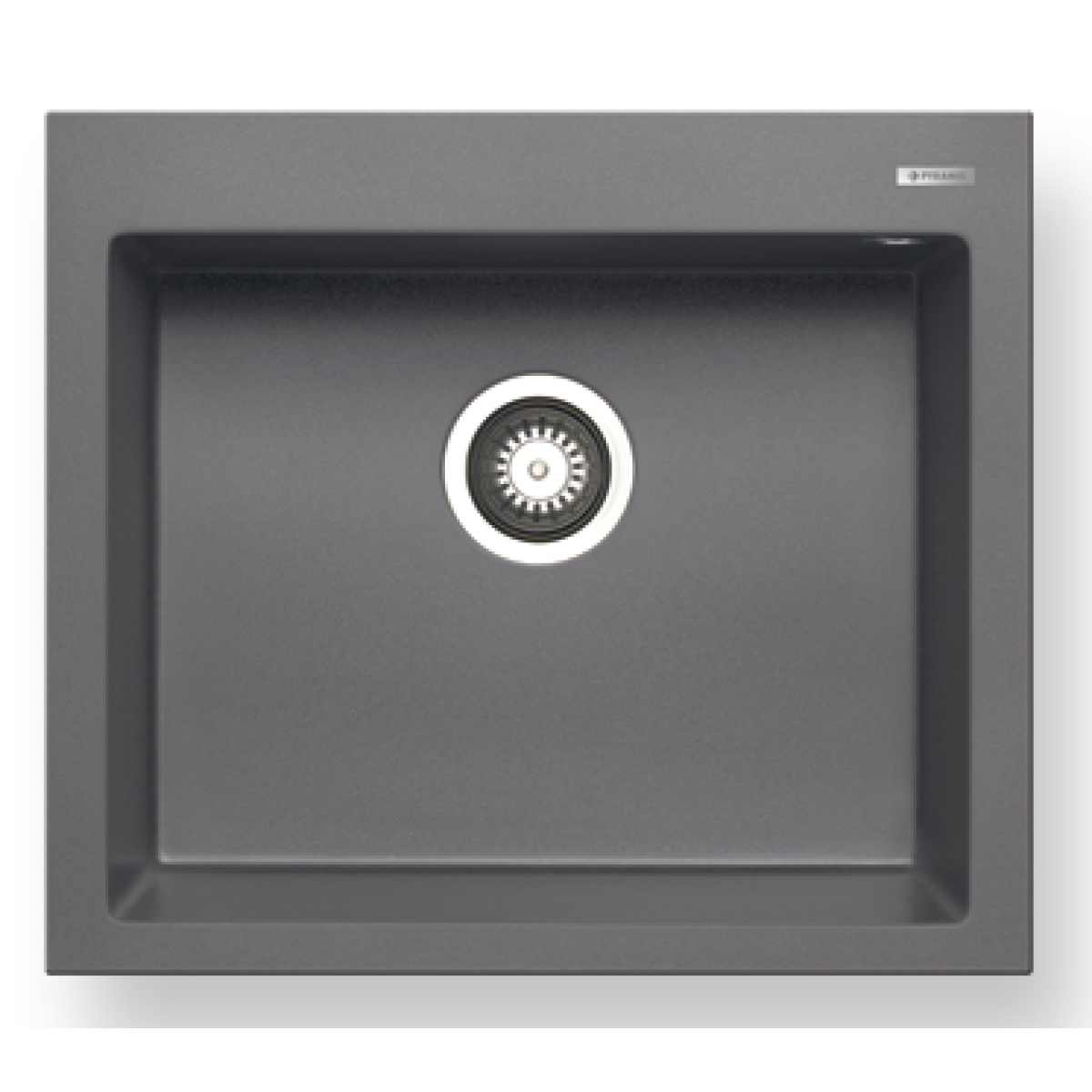 Pyramis 百利美 070044811 Istros 花崗岩廚房昇盤 (57x50) 1B (銀灰色)