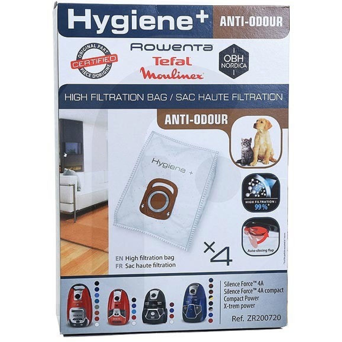 Tefal 特福 ZR200720 Hygiene+ 防臭塵袋