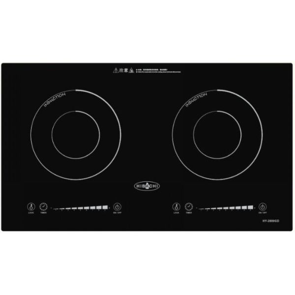 Hibachi 氣霸 HY-2800GD1 2800W 71厘米 嵌入/座檯式雙頭電磁爐