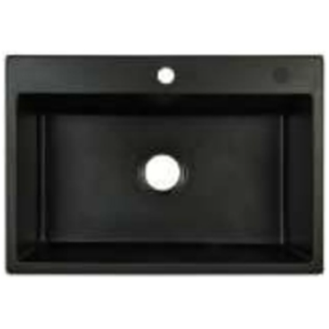 Goboss TS-1A6047-BK 60厘米 花崗石單鋅盤 (檯面款) (黑色)