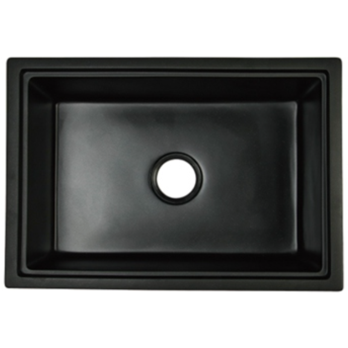 Goboss TS-1U6545-BK 65厘米 花崗石單鋅盤 (檯下款) (黑色)