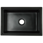 Goboss TS-1U6545-BK 65厘米 花崗石單鋅盤 (檯下款) (黑色)