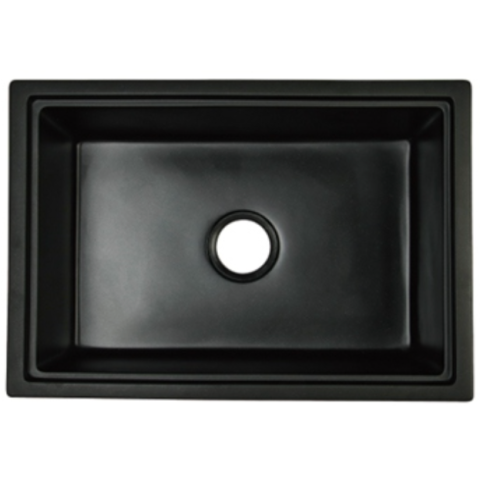 Goboss TS-1U6545-BK 65厘米 花崗石單鋅盤 (檯下款) (黑色)