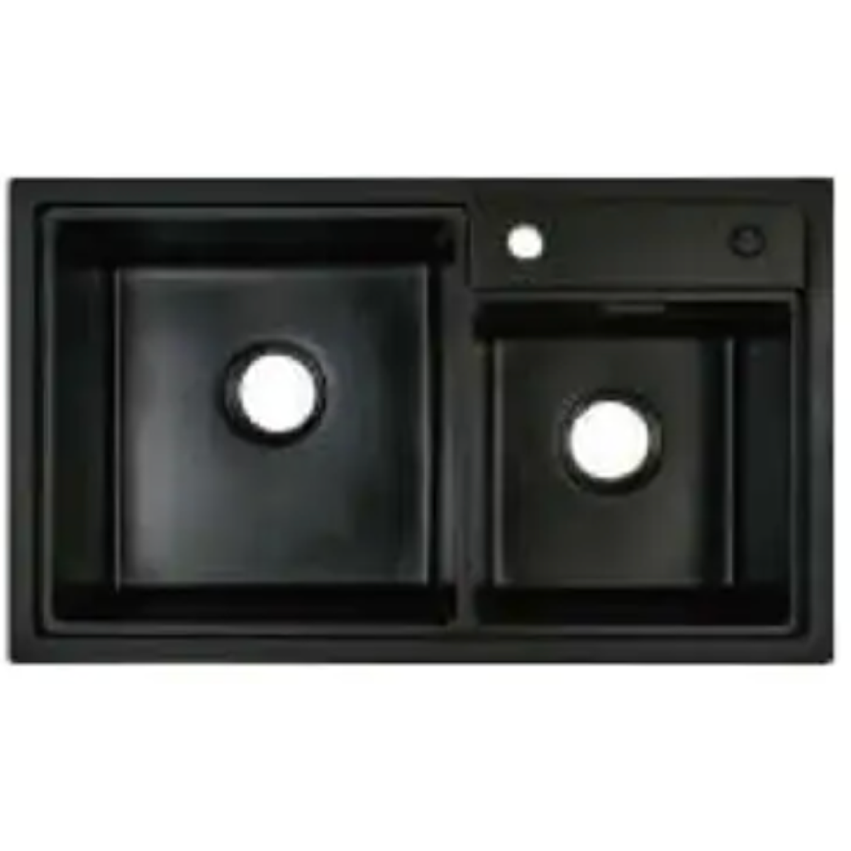 Goboss TS-2A7947-BK 79厘米 花崗石雙鋅盤 (檯面款) (黑色)