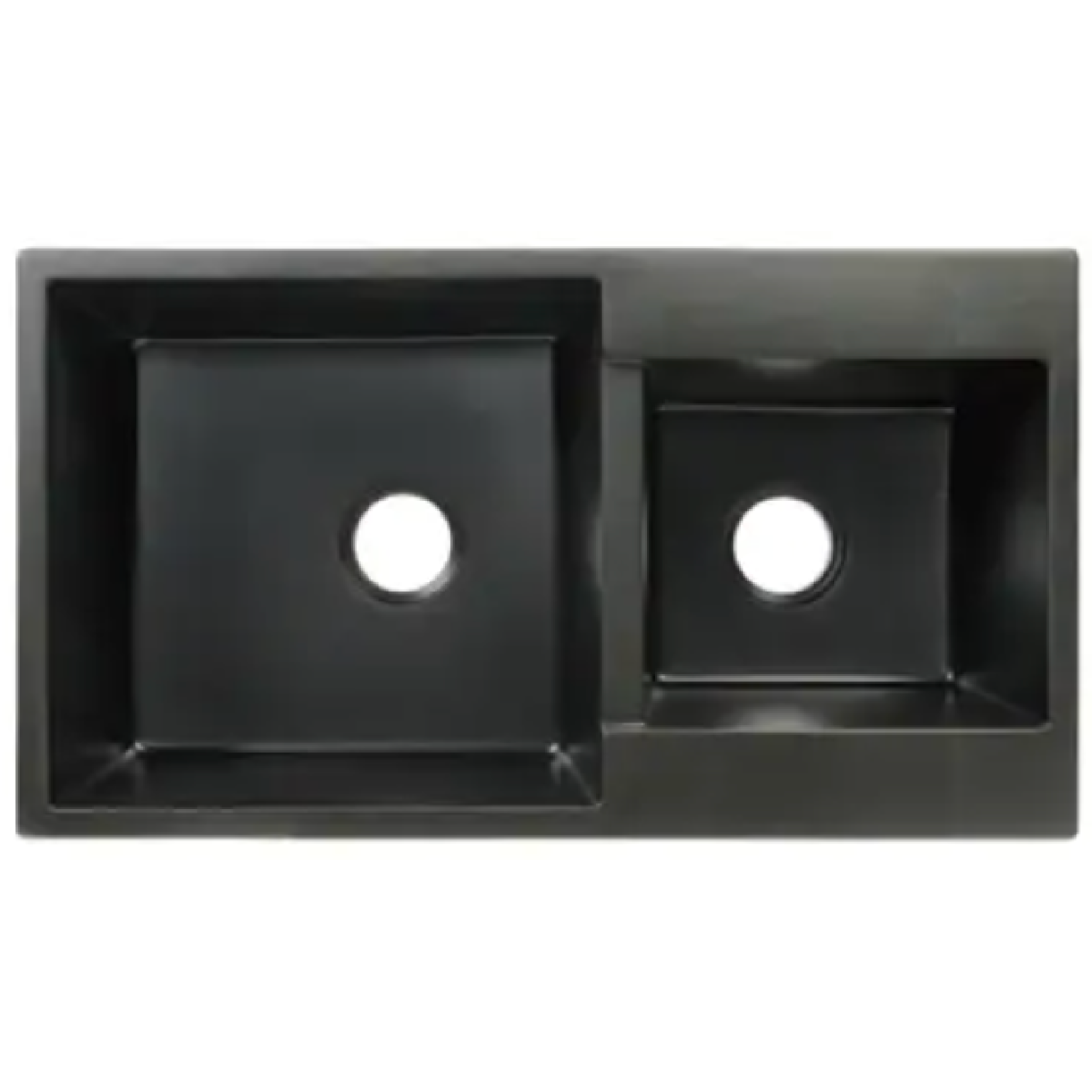 Goboss TS-2A8648-BK 86厘米 花崗石雙鋅盤 (檯面款) (黑色)