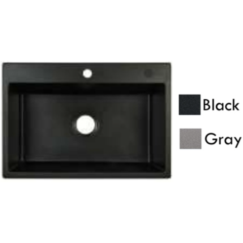 Goboss TS-1A6047-GY 60厘米 花崗石單鋅盤 (檯面款) (淺灰色)