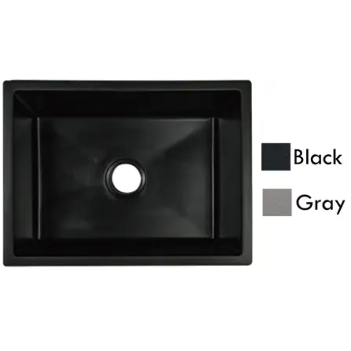 Goboss TS-1U5945-GY 59厘米 花崗石單鋅盤 (檯下款) (淺灰色)