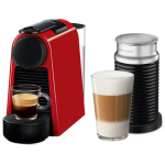 NESPRESSO Essenza Mini 19巴 粉囊系統咖啡機連黑色Aeroccino3 套裝 (寶石紅) (D30-SG-RE-NE2/Aeroccino3 Black)