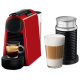 NESPRESSO Essenza Mini 19巴 粉囊系統咖啡機連黑色Aeroccino3 套裝 (寶石紅) (D30-SG-RE-NE2/Aeroccino3 Black)