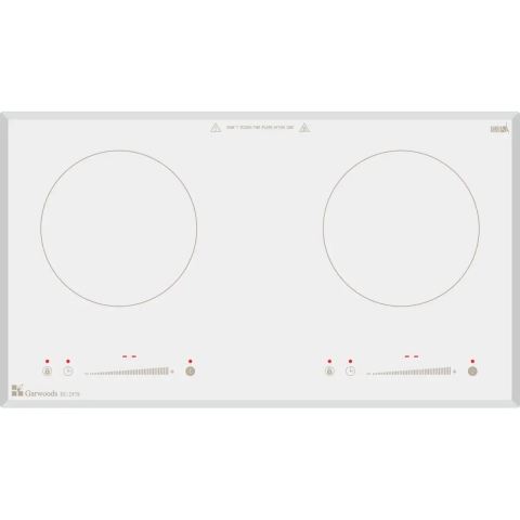 Garwoods 英國樂思 EC-2978-MT 70厘米 嵌入式雙頭平面電磁爐 (晶白面板-奶茶色)
