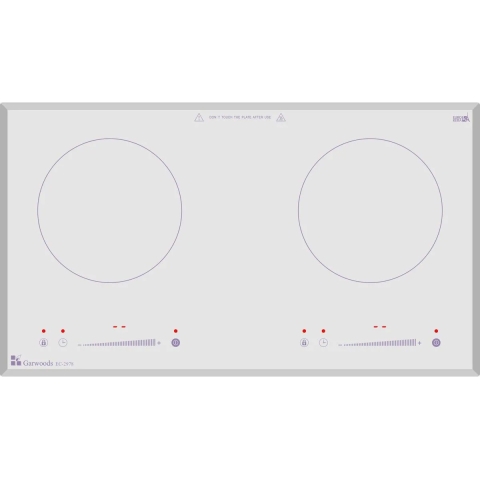 Garwoods 英國樂思 EC-2978-LP 70厘米 嵌入式雙頭平面電磁爐 (晶白面板-薰衣草紫)