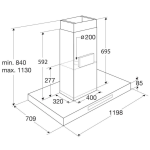 Asko CI41238GCN 120厘米 島式抽油煙機