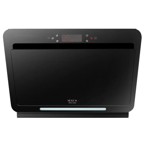【展銷品】 Nutzen 樂斯 NRHO-3000 71厘米 1000m³/h 體感雙摩打加熱除油 傾斜抽油煙機 (智能手掃開關設計 + 電熱除油自動清洗)