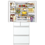 Hitachi 日立 R-HW620RH-XW 472公升 變頻式環保多門雪櫃 (晶鑽閃白) (包拆箱埋位)