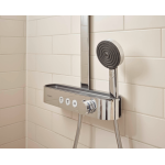 Hansgrohe 24240000 Pulsify S 淋浴柱帶置物平板 (鉻合金)