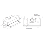 Philco 飛歌 GH806SNL-1 60厘米 600m³/h 拉趟式抽油煙機 (金屬隔油過濾網)