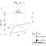 Electrolux 伊萊克斯 ECS9979K 90厘米 1344m³/h UltimateTaste 700系列 變頻電機 手勢控制 傾斜煙囪式抽油煙機