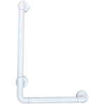 Goboss E125 L型 白色包膠 鋼管防滑扶手 (可左右)