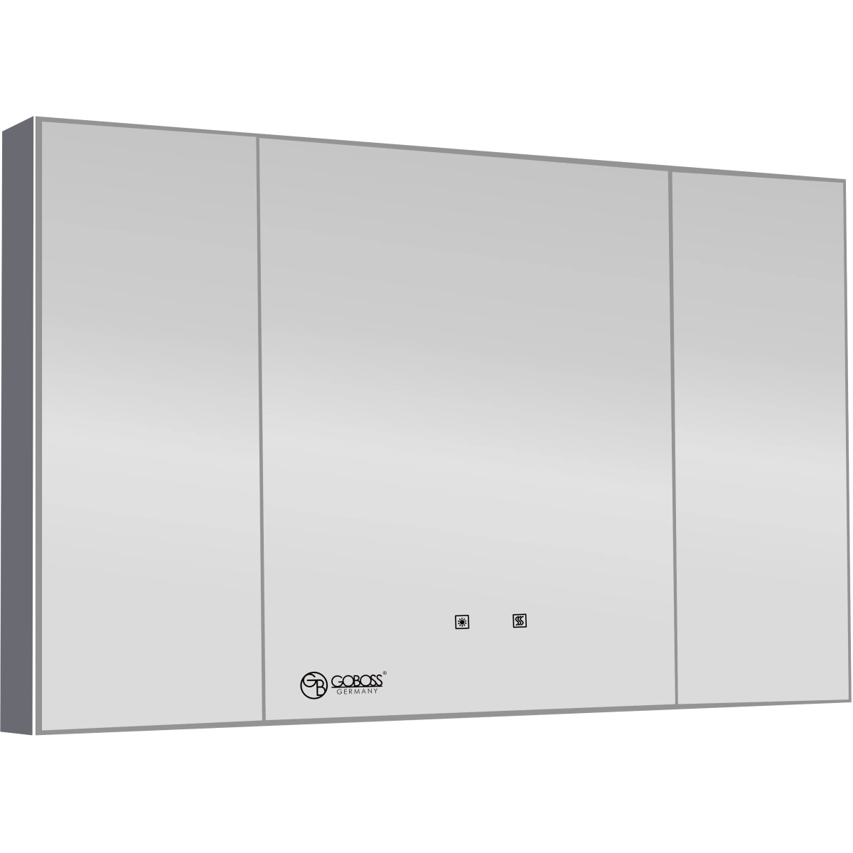 Goboss AD310070-A 三門LED鏡櫃 (W1000 x H700)