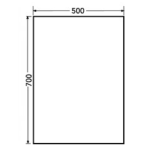 Goboss AD105070-A 單門LED鏡櫃