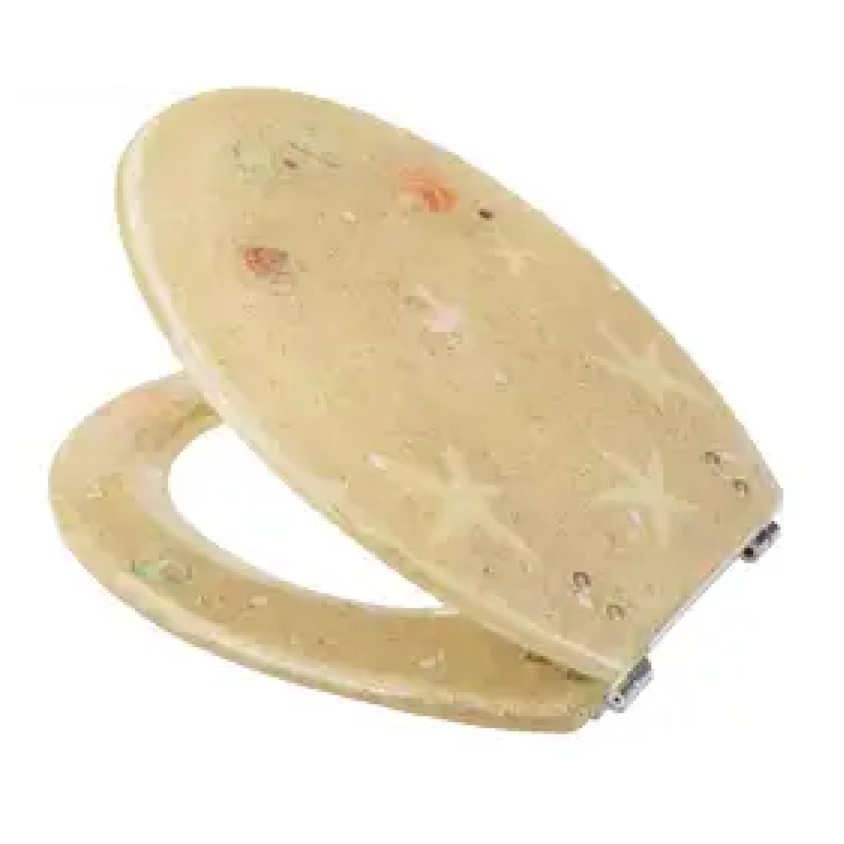 Goboss S-015 水晶廁板 (淺黃色 沙+貝殼)