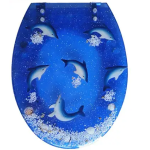 Goboss S-011 水晶廁板 (深藍色五海豚貝殼)