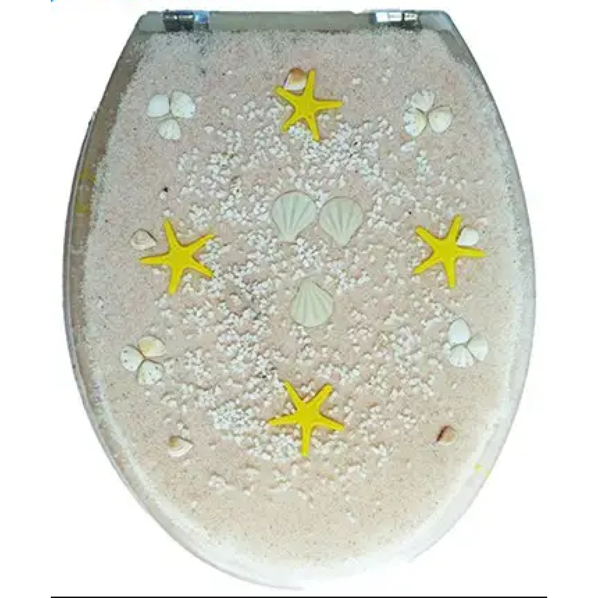 Goboss S-007 水晶廁板 (粉紅色沙+黃海星)