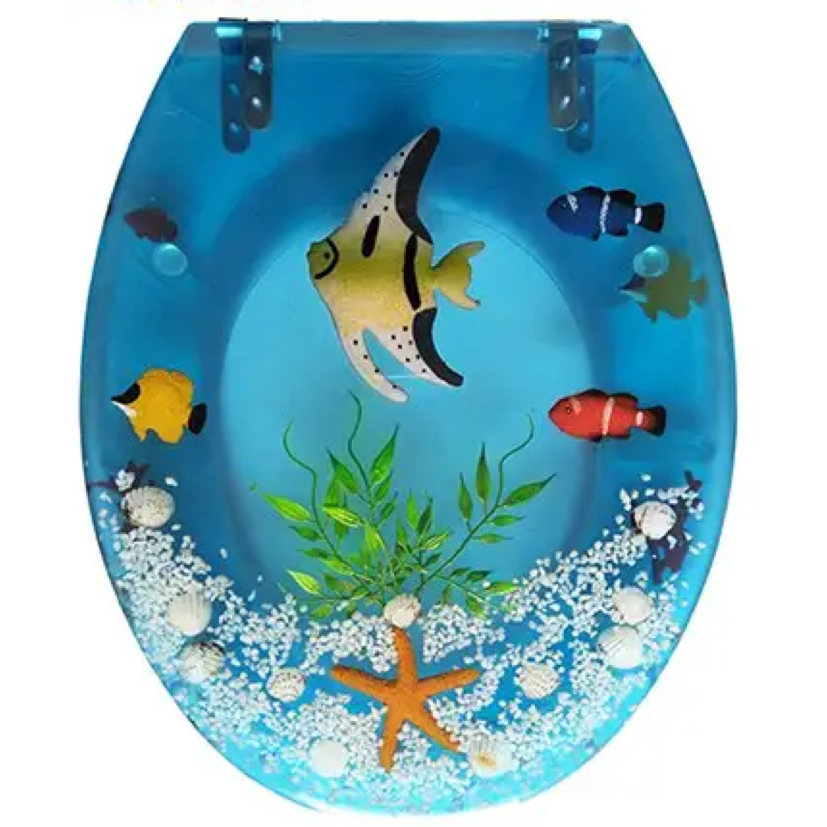 Goboss S-003 水晶廁板 (淺藍透明神仙魚)