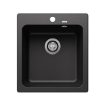 Blanco 525222 NAYA 45 花崗岩石盆 檯面/檯底 單星盆 (瀝青色 Anthracite) (465 x 510mm)