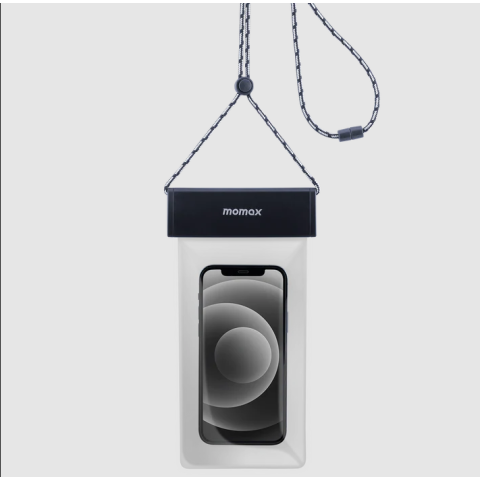 Momax SR25E 便攜掛帶電話防水袋 (太空灰)