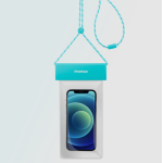 Momax SR25C 便攜掛帶電話防水袋 (湖水藍色)