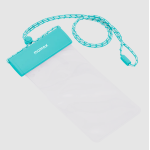 Momax SR25C 便攜掛帶電話防水袋 (湖水藍色)