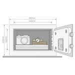 Yale 耶魯 YSEB/200/EB1 摯安心系列防盗保險箱 (家居用)