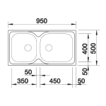 Blanco 511926 Tipo XL 9 不銹鋼檯面雙昇盤